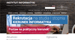 Desktop Screenshot of ii.uph.edu.pl