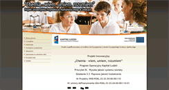 Desktop Screenshot of innowacyjnachemia.uph.edu.pl