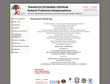 Tablet Screenshot of bezpieczenstwo.uph.edu.pl